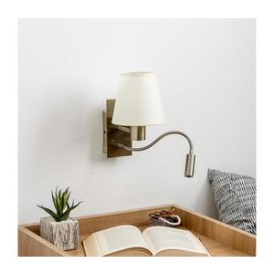 Lampă LED de perete Brilagi NUBILA 1xE27/25W/230V + LED/3W alamă/crem imagine