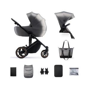 Cărucior de copii combinat 2 în 1 KINDERKRAFT PRIME 2 gri imagine