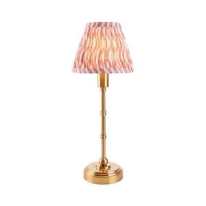 Lampă LED reîncărcabilă dimabilă de masă Endon 114804 BURLEY LED/1, 5W/5V alamă/roz imagine