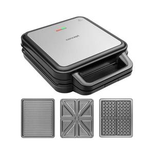 Aparat de sandvici Concept SV3080 3 în 1 1200W/230V negru/oțel inoxidabil imagine