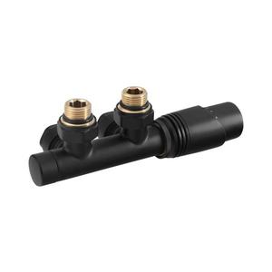 Set de racorduri termostatice pentru racord central Bruckner WICHER negru mat imagine