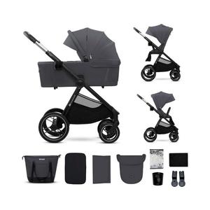 Cărucior de copii combinat 2 în 1 KINDERKRAFT NEA 2 Dark grey imagine