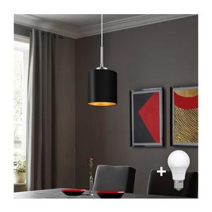 Lustră LED pe cablu Eglo TUNJA 1xE27/60W/230V negru imagine