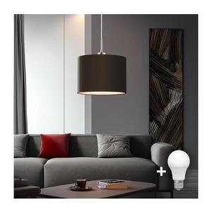 Lustră LED pe cablu Eglo TUNJA 1xE27/60W/230V maro imagine