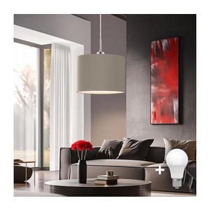 Lustră LED pe cablu Eglo TUNJA 1xE27/60W/230V taupe imagine