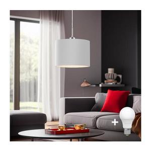 Lustră LED pe cablu Eglo TUNJA 1xE27/60W/230V alb imagine