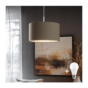 Lustră LED pe cablu Eglo TUNJA 1xE27/60W/230V taupe imagine