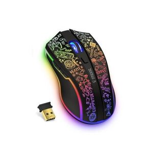 Maus LED RGB fără fir de joc CONNECT IT CMO-3530-DD 800/1200/1600/2400/4800DPI 600 mAh imagine