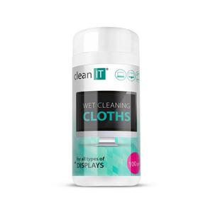 Șervețele umede pentru curățat ecrane CLEAN IT CL-141 100 buc. imagine