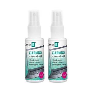 Soluție de curățat ecrane cu lavetă CLEAN IT CL-182 2x 30 mm imagine