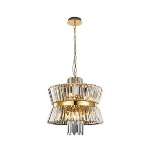 Lustră pe lanț AURELIA 12xE14/40W/230V auriu imagine