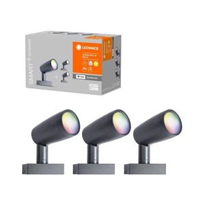 SET 3x lampă LED RGBW de exterior SMART + SPOT 3xLED/4, 5W/230V IP65 Wi-Fi Ledvance imagine