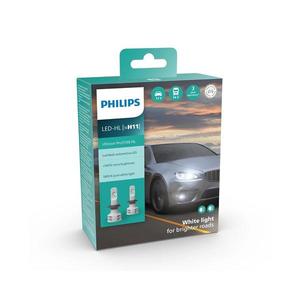SET 2x bec LED auto Philips 11362U51X2 Ultinon Pro5100 H11 PGJ19-2/12W/12/24V imagine