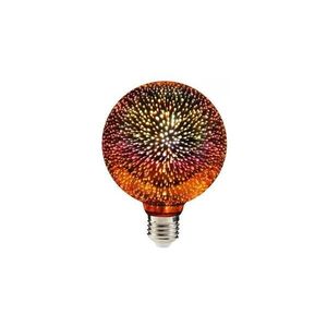 Bec LED decorativ 3D E27/2W/230V imagine