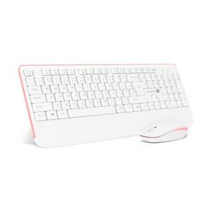 Tastatură și maus fără fir CONNECT IT CKM-7801-CS 1200 DPI alb/roz imagine