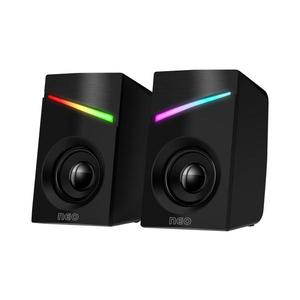 SET 2x boxă LED RGB pentru jocuri video CONNECT IT CSP-1100-BK 6W/5V negru imagine