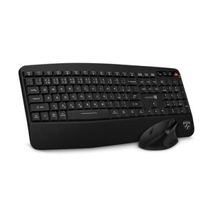 Tastatură și maus ergonomice fără fir CONNECT IT CKM-6010-CS negru imagine
