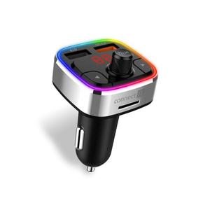 Transmițător FM LED RGB auto cu Bluetooth CONNECT IT CCC-9090-SL negru/argintiu imagine
