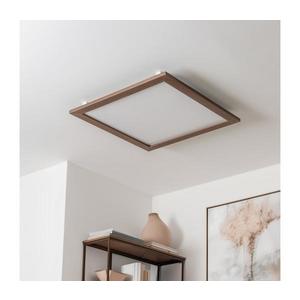 Panou LED aplicat Eglo SALOBRENA-RW WOOD LED/34W/230V 2700/4000K maro închis imagine