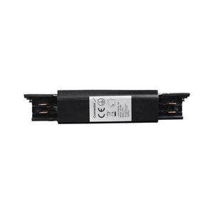 Conector trifazic pentru corpuri de iluminat în sistem pe șină TRACK negru tip + imagine