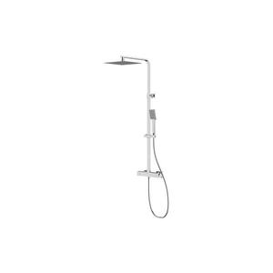 Set de duș cu baterie termostatică Cersanit S951-341 CITY crom lucios imagine