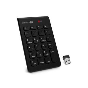 Tastatură numerică cu fir CONNECT IT CKB-0062-BK 1xAAA negru imagine