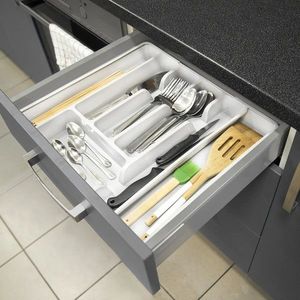 Organizator glisant pentru tacâmuri imagine