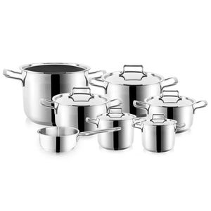 Set de vase din otel inoxidabil 12 buc imagine