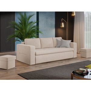 Canapea Extensibila Rita Crem imagine