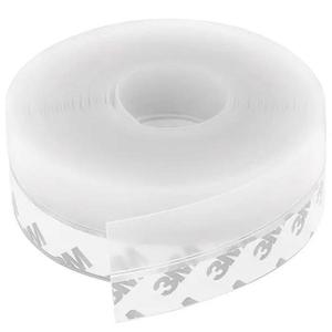 Banda etansare pentru usa, anti-curent, cauciuc, transparent, 500x4.5 cm imagine