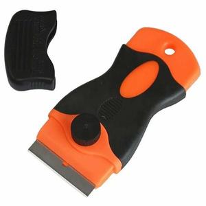 Racleta curatare pentru plita, plastic/otel, 11x4.7 cm imagine