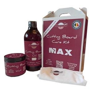 Pachet intreţinere lemnarie, Cutting Board Care Kit-Max, food safe, non toxic, woodworker imagine