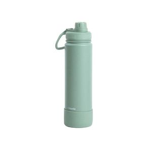 Termos Lunare, Homla, 8x28 cm, 650 ml, inox/plastic, verde imagine
