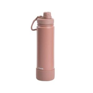 Termos Lunare, Homla, 8x28 cm, 650 ml, inox/plastic, roz imagine