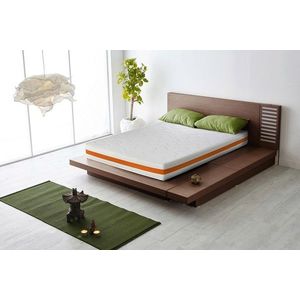 Saltea Green Future Orange Memory (fresh memo), Ortopedica, Anatomica 120 x 200 cm, H 20 cm imagine