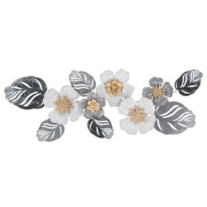 Decoratiune de perete 3D Flot A, Mauro Ferretti, 87.6x33.7 cm, fier, multicolor imagine