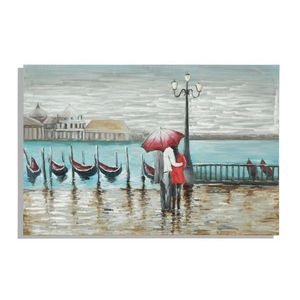 Tablou decorativ Venice, Mauro Ferretti, 120x80 cm, canvas pictat manual, multicolor imagine