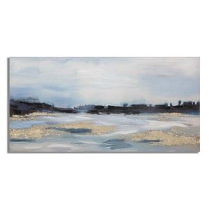 Tablou decorativ Sky, Mauro Ferretti, 120x60 cm, canvas pictat manual, multicolor imagine