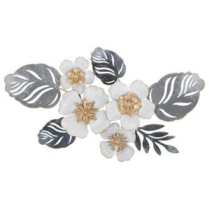 Decoratiune de perete Flot -B, Mauro Ferretti, 66x39 cm, fier, multicolor imagine