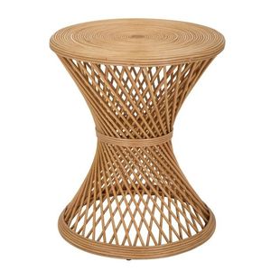 Masuta de cafea Style, Mauro Ferretti, Ø 48x56 cm, ratan, natural imagine
