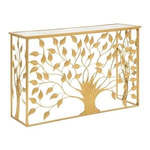 Consola Albero, Mauro Ferretti, 120x80x80 cm, fier, auriu imagine