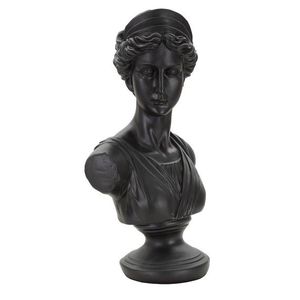 Decoratiune, Mauro Ferretti, Roman Woman, 22 x 16 x 41 cm, polirasina, negru imagine