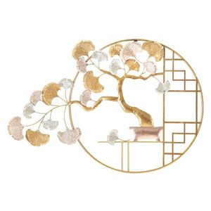 Decoratiune pentru perete, Mauro Ferretti, Nippon - A, 91.5 x 3 x 63 cm, fier, multicolor imagine