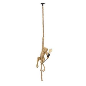 Lustra Monkey, Mauro Ferretti, Ø27 x 60 cm, 1 x E27, 20W, polirasina, auriu imagine