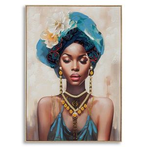 Tablou decorativ Ayda -B, Mauro Ferretti, 72x102 cm, canvas pictat/lemn de brad, multicolor imagine