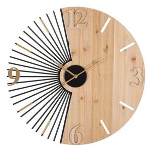 Ceas de perete Wordy, Mauro Ferretti, 60 cm, fier/MDF, multicolor imagine