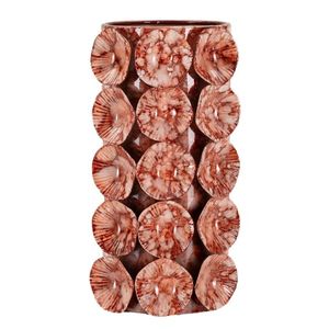 Vaza decorativa Drop, Mauro Ferretti, 12.5x12.5x24 cm, fier, galben imagine