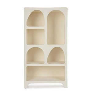 Biblioteca Creamy, Bizzotto, 56x36x105.5 cm, MDF, alb imagine
