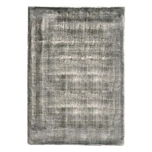 Covor Rashmi, Bizzotto, 160 x 230 cm, viscoza, verso din bumbac, gri imagine