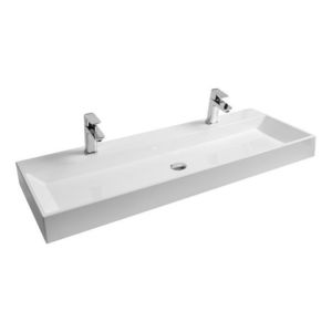Lavoar dublu Ravak Natural Duo 1200 120cm fara preaplin alb imagine